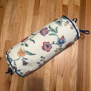 Laura Ashley Chinese Silk Bolster Pillow